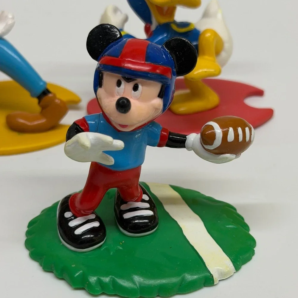 Disney Mickey Mouse Friends Figurine Lot Goofy Donald Minnie Vintage Used